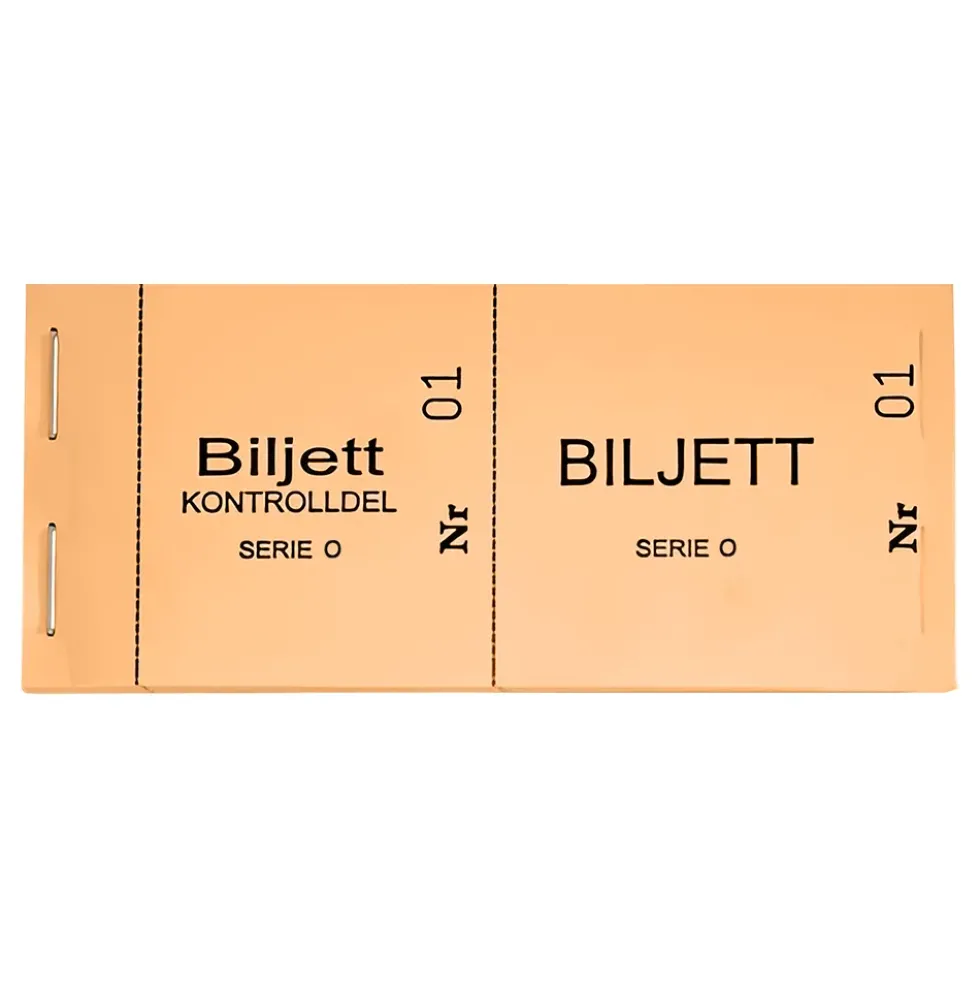Biljettblock 1-100