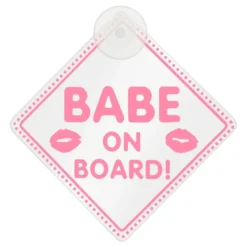 Bilskylt Babe On Board