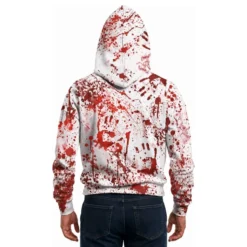 Blodig Huvtröja med Mask