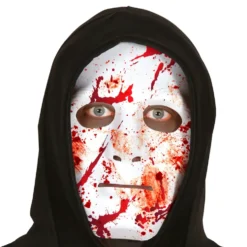 Blodig Mask Vit
