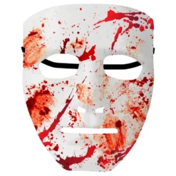 Blodig Mask Vit