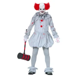 Blodig Skräckclown Maskeraddräkt