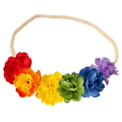 Blomsterkrans Regnbågsfärgad