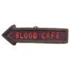 Blood Café Väggskylt