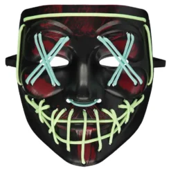 Blood Splatter Svart/Grön Mask