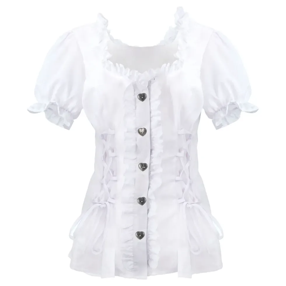 Blus Vit Dam