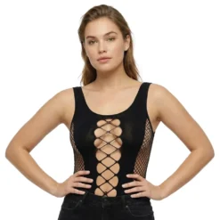 Body Svart Fishnet