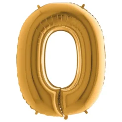 Bokstavsballong Guld Metallic