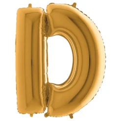 Bokstavsballong Guld Metallic