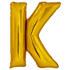 Bokstavsballong Guld Metallic
