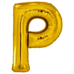 Bokstavsballong Guld Metallic