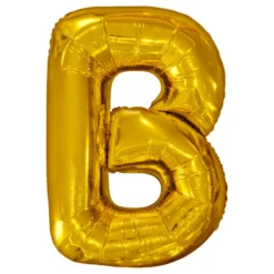 Bokstavsballong Guld Metallic