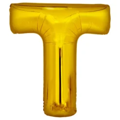 Bokstavsballong Guld Metallic