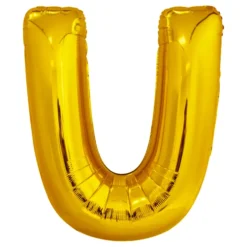 Bokstavsballong Guld Metallic