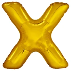 Bokstavsballong Guld Metallic