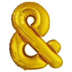 Bokstavsballong Guld Metallic