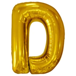 Bokstavsballong Guld Metallic