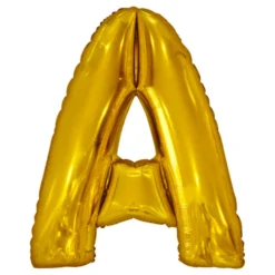Bokstavsballong Guld Metallic