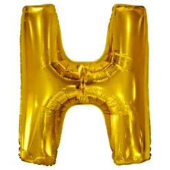 Bokstavsballong Guld Metallic