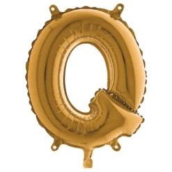 Bokstavsballong Mini Guld