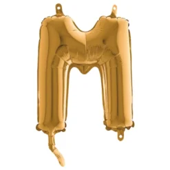 Bokstavsballong Mini Guld