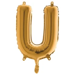 Bokstavsballong Mini Guld
