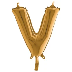 Bokstavsballong Mini Guld