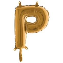 Bokstavsballong Mini Guld