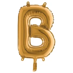 Bokstavsballong Mini Guld
