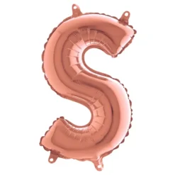 Bokstavsballong Mini Roséguld