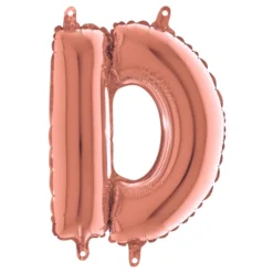 Bokstavsballong Mini Roséguld