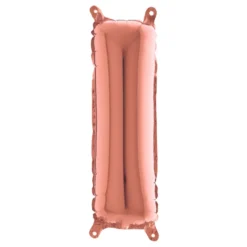 Bokstavsballong Mini Roséguld