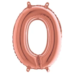 Bokstavsballong Mini Roséguld