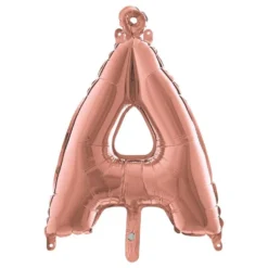 Bokstavsballong Mini Roséguld