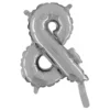 Bokstavsballong Mini Silver