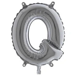Bokstavsballong Mini Silver