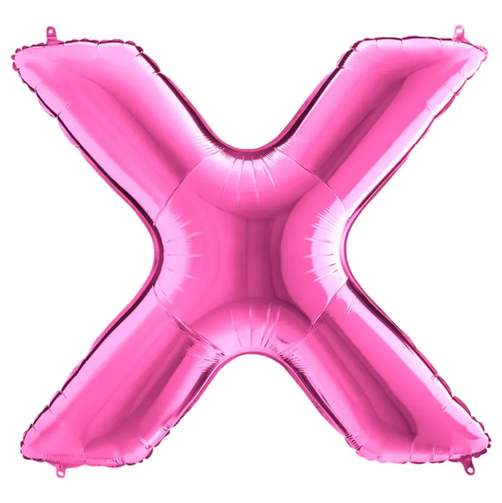 Bokstavsballong Rosa