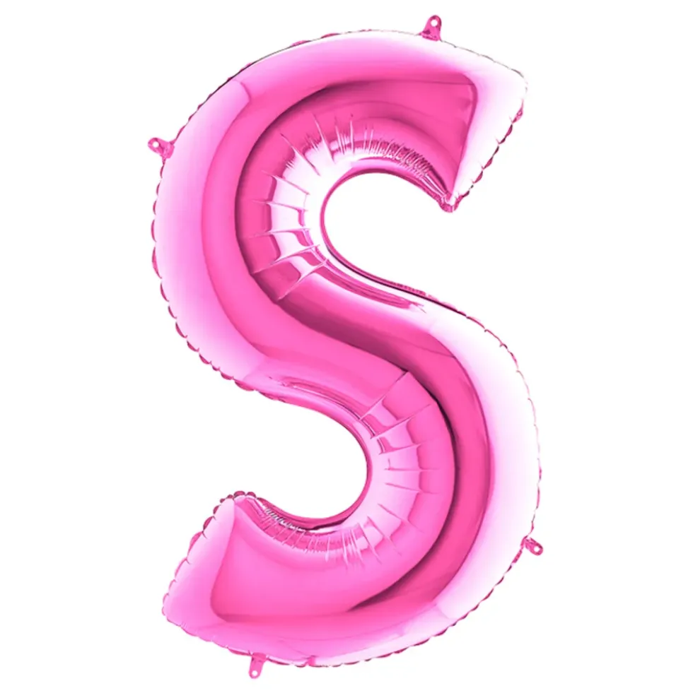 Bokstavsballong Rosa