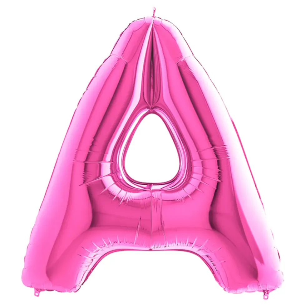 Bokstavsballong Rosa