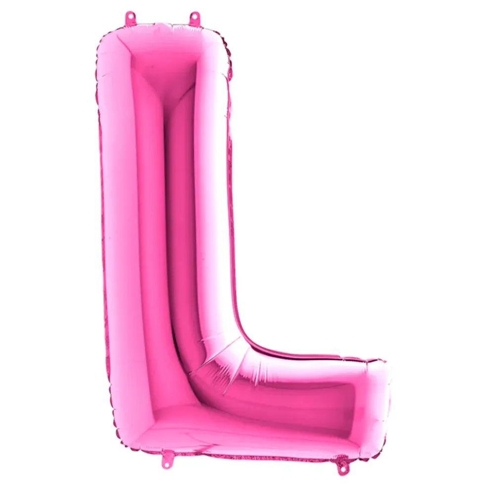 Bokstavsballong Rosa