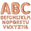 Bokstavsballong Roséguld Metallic