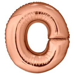 Bokstavsballong Roséguld Metallic
