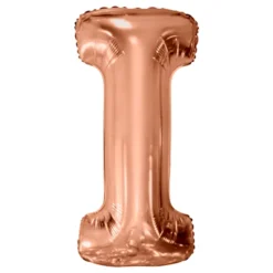 Bokstavsballong Roséguld Metallic