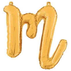 Bokstavsballong Script Guld