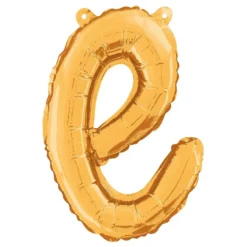 Bokstavsballong Script Guld