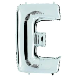 Bokstavsballong Silver Metallic