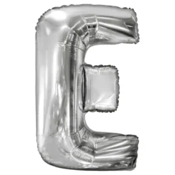 Bokstavsballong Silver Metallic