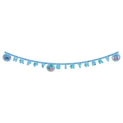 Bokstavsgirlang Happy Birthday Stitch & Angel
