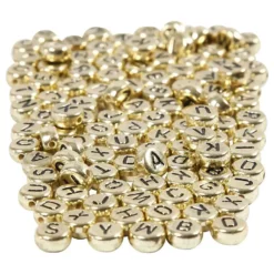 Bokstavspärlor Guld
