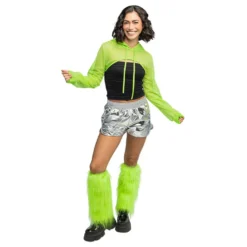 Bolero Fishnet UV Neongrön